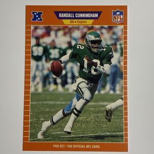 1989 Pro Set Football Card Randall Cunningham #315